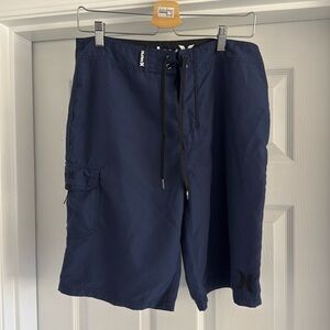 Hurley swim trunks. No liner. 32 waist. Navy blue